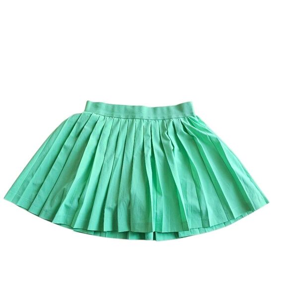 Athleta Other - Athleta Girl green pleated Active skirt with built-in shorts girls Sz M 8-10